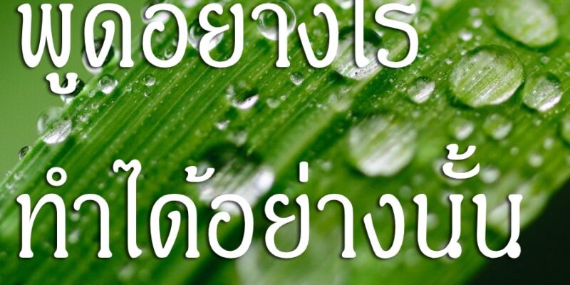 พูดอย่างไร ทำได้อย่างนั้น